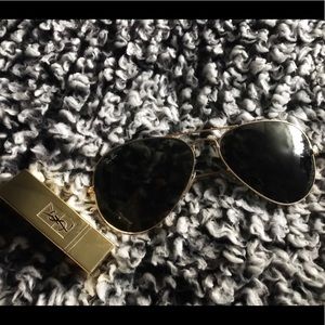 😻Ray Ban Gold Frame Classic Aviator